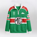Rabbitohs Quarterzip Waffle Sweatshirt