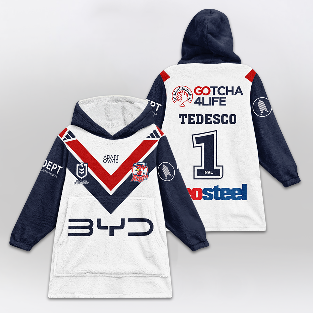 Sydney James Tedesco Unisex Away Blanket Hoodie