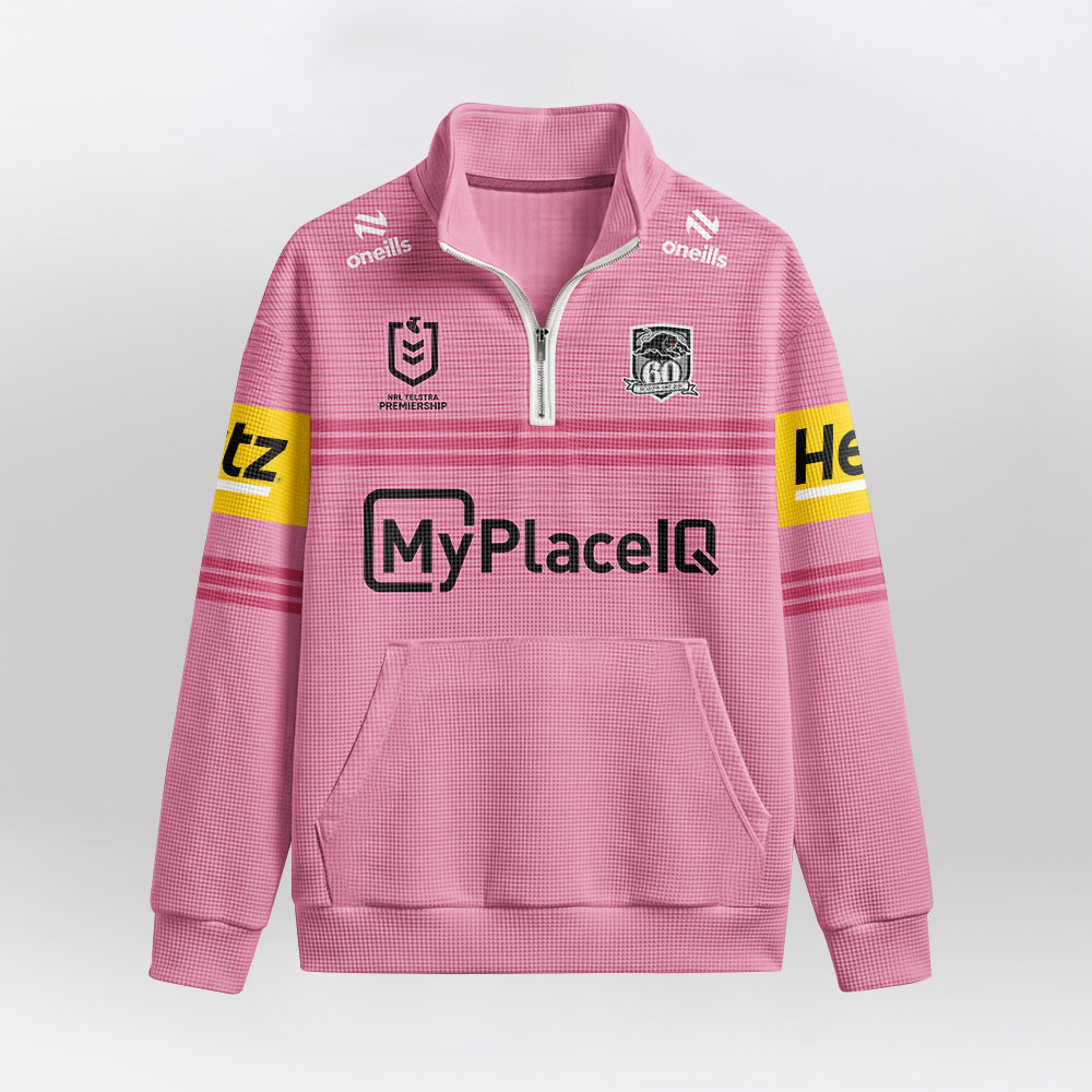 Penrith Quarterzip Waffle Sweatshirt