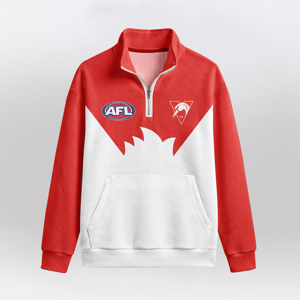 Sydney Football Unisex Quarterzip Waffle Sweatshirt