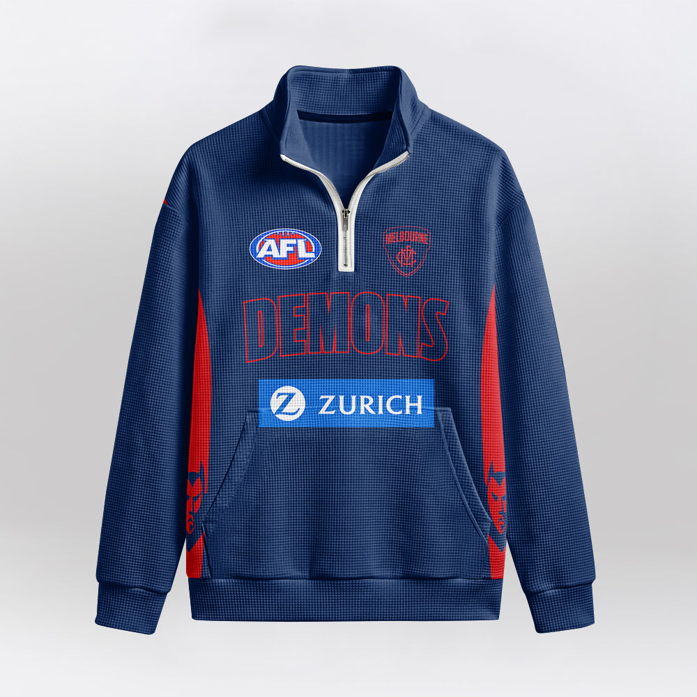 Melbourne Quarterzip Waffle Sweatshirt