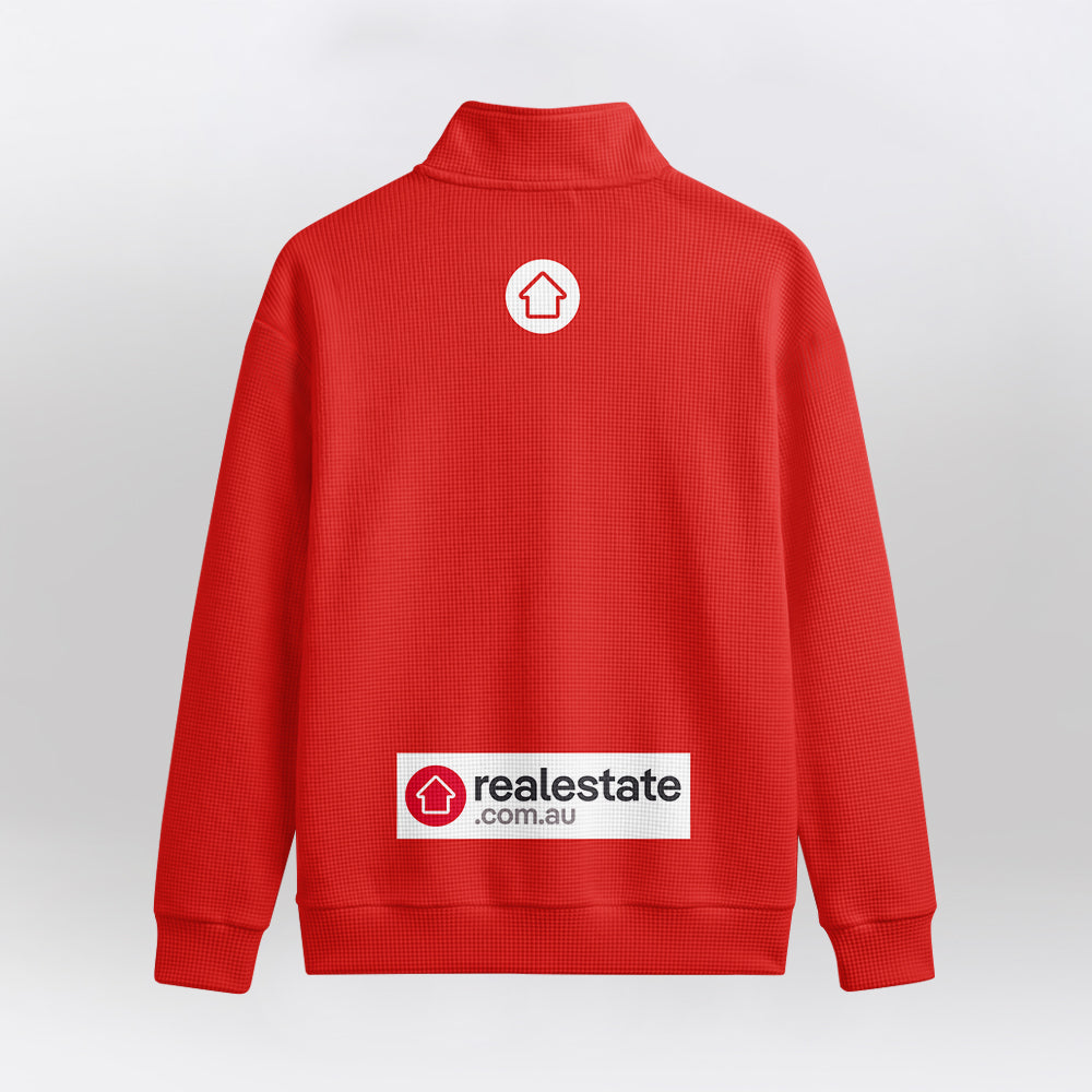 Sydney Football Unisex Quarterzip Waffle Sweatshirt