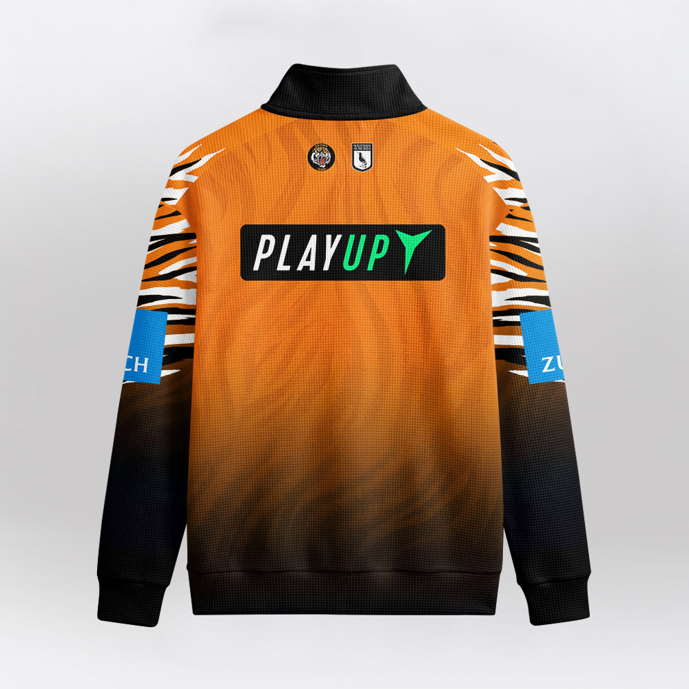 Tigers Quarterzip Waffle Sweatshirt