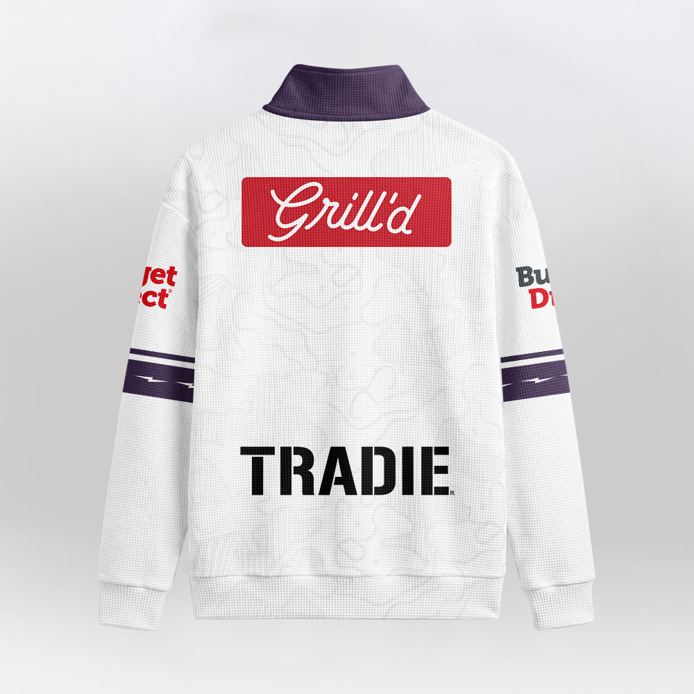 Melbourne Quarterzip Waffle Sweatshirt
