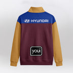 Brisbane Football Quarterzip Waffle Sweatshirt