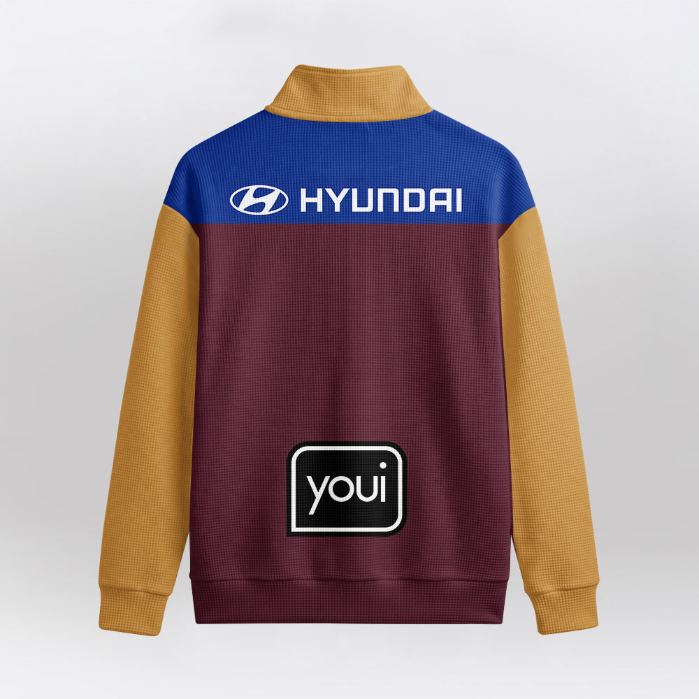 Brisbane Football Quarterzip Waffle Sweatshirt
