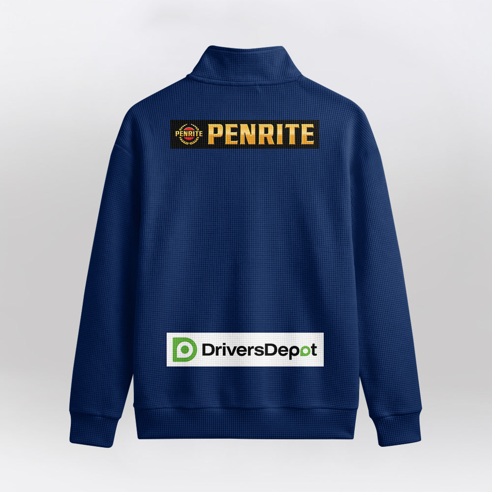 Melbourne Quarterzip Waffle Sweatshirt