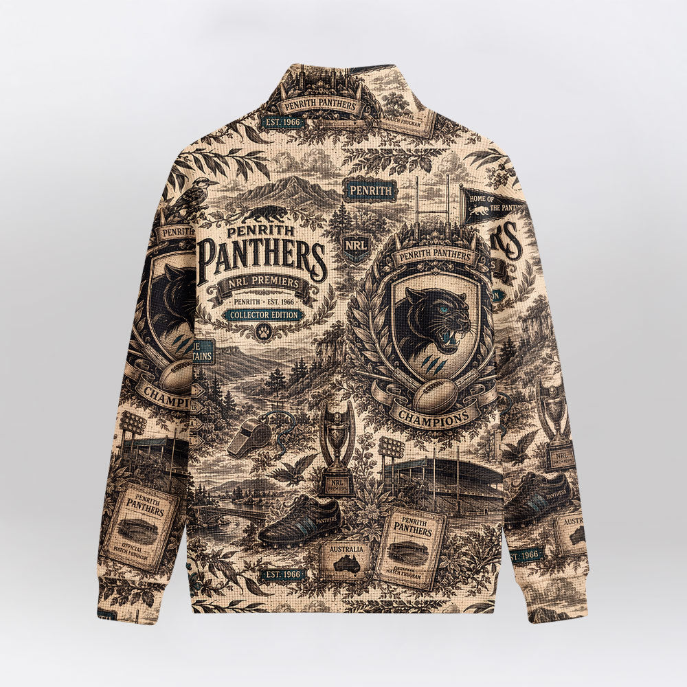 Penrith Quarterzip Waffle Sweatshirt