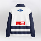 Geelong Football Quarterzip Waffle Sweatshirt