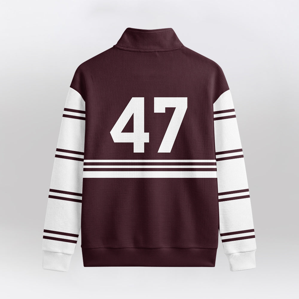 Sea Eagles Quarterzip Waffle Sweatshirt