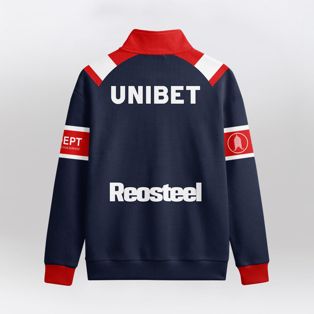 Roosters Quarterzip Waffle Sweatshirt