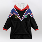 New Zealand 2001 Retro Unisex Blanket Hoodie