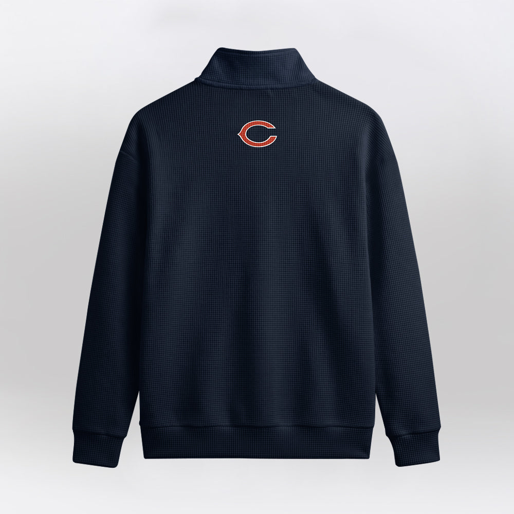 Chicago B.E.A.R.S x B.A.L.O.O Quarterzip Waffle Sweatshirt