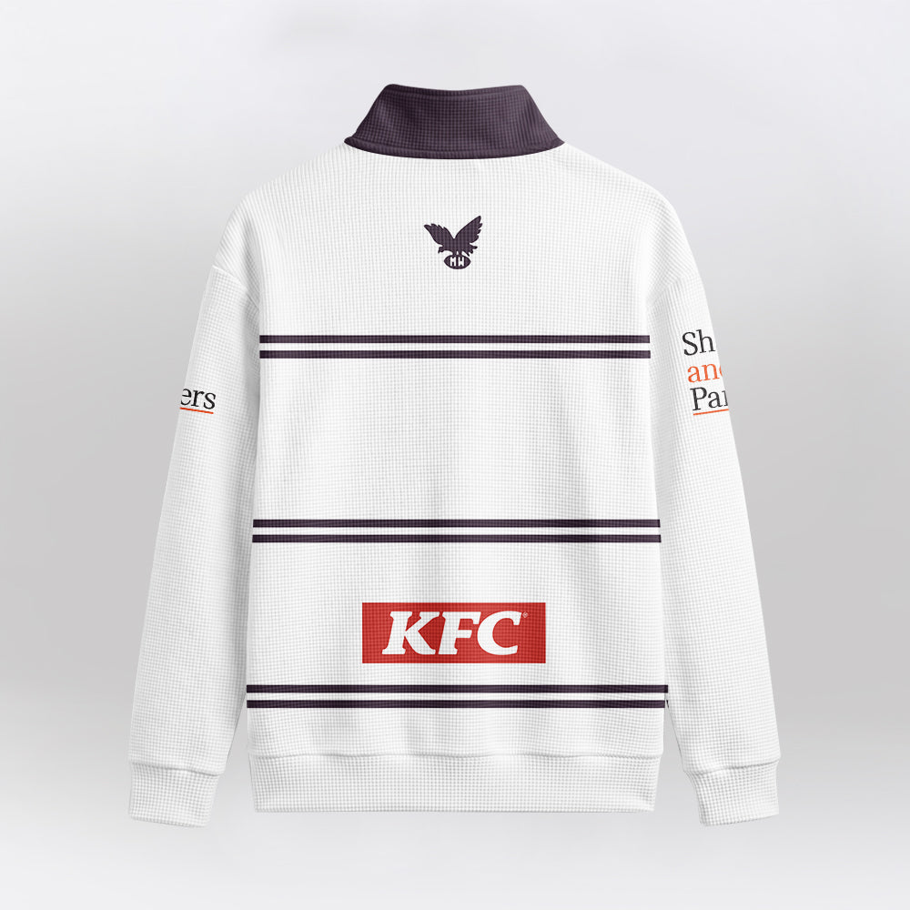 Sea Eagles Quarterzip Waffle Sweatshirt