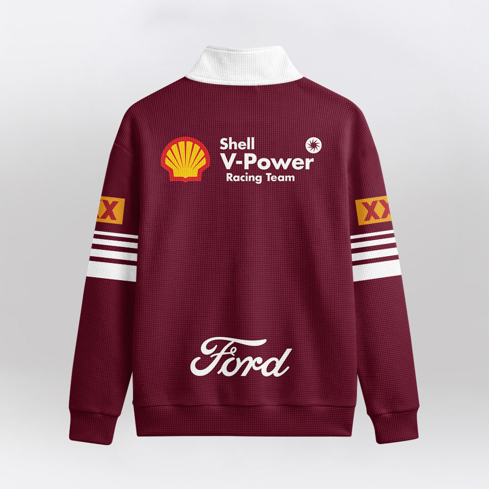 Queensland Rugby 2026 Quarterzip Waffle Sweatshirt