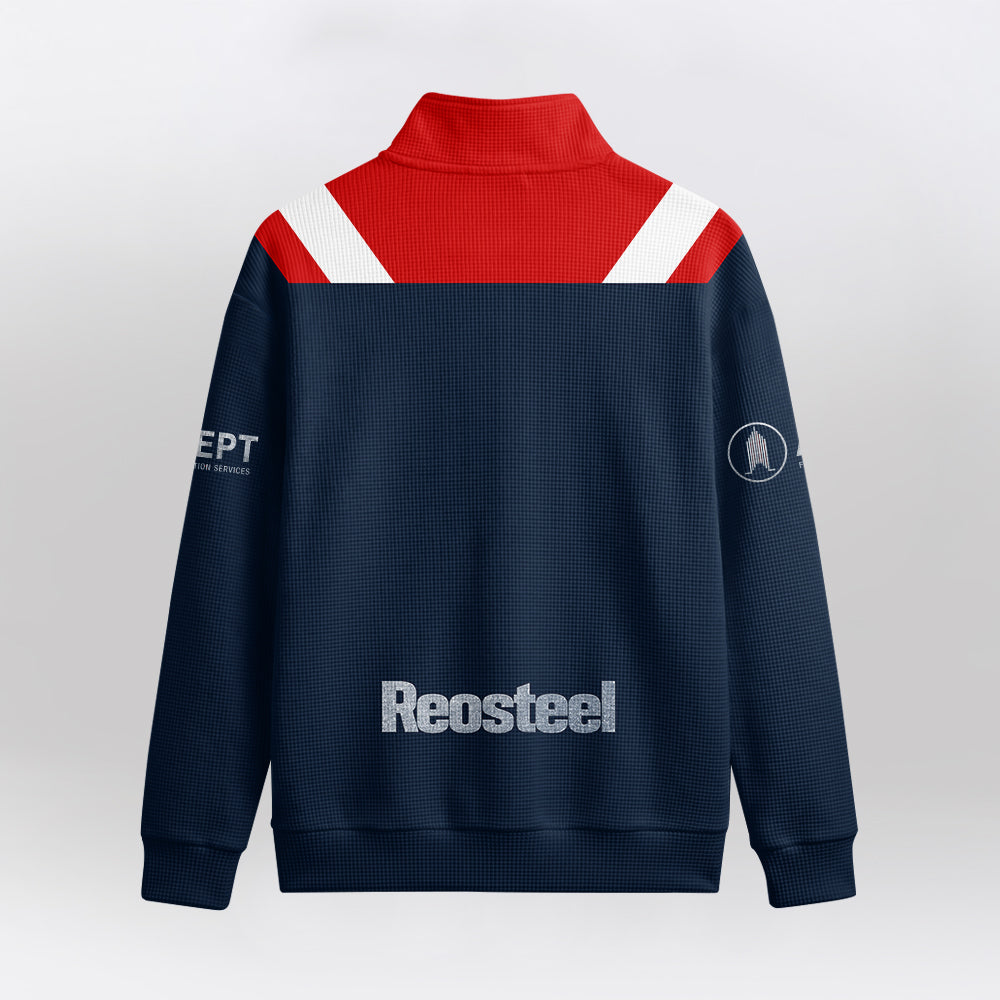 Roosters Quarterzip Waffle Sweatshirt