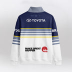 Cowboys Quarterzip Waffle Sweatshirt