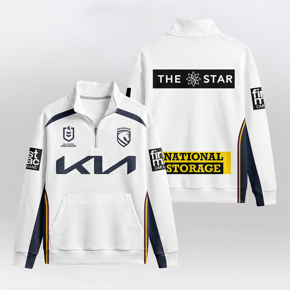 Brisbane Quarterzip Waffle Sweatshirt