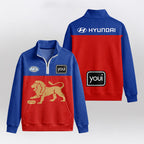 Brisbane Football Quarterzip Waffle Sweatshirt