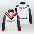 Roosters Quarterzip Waffle Sweatshirt