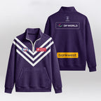 Fremantle Dockers Quarterzip Waffle Sweatshirt