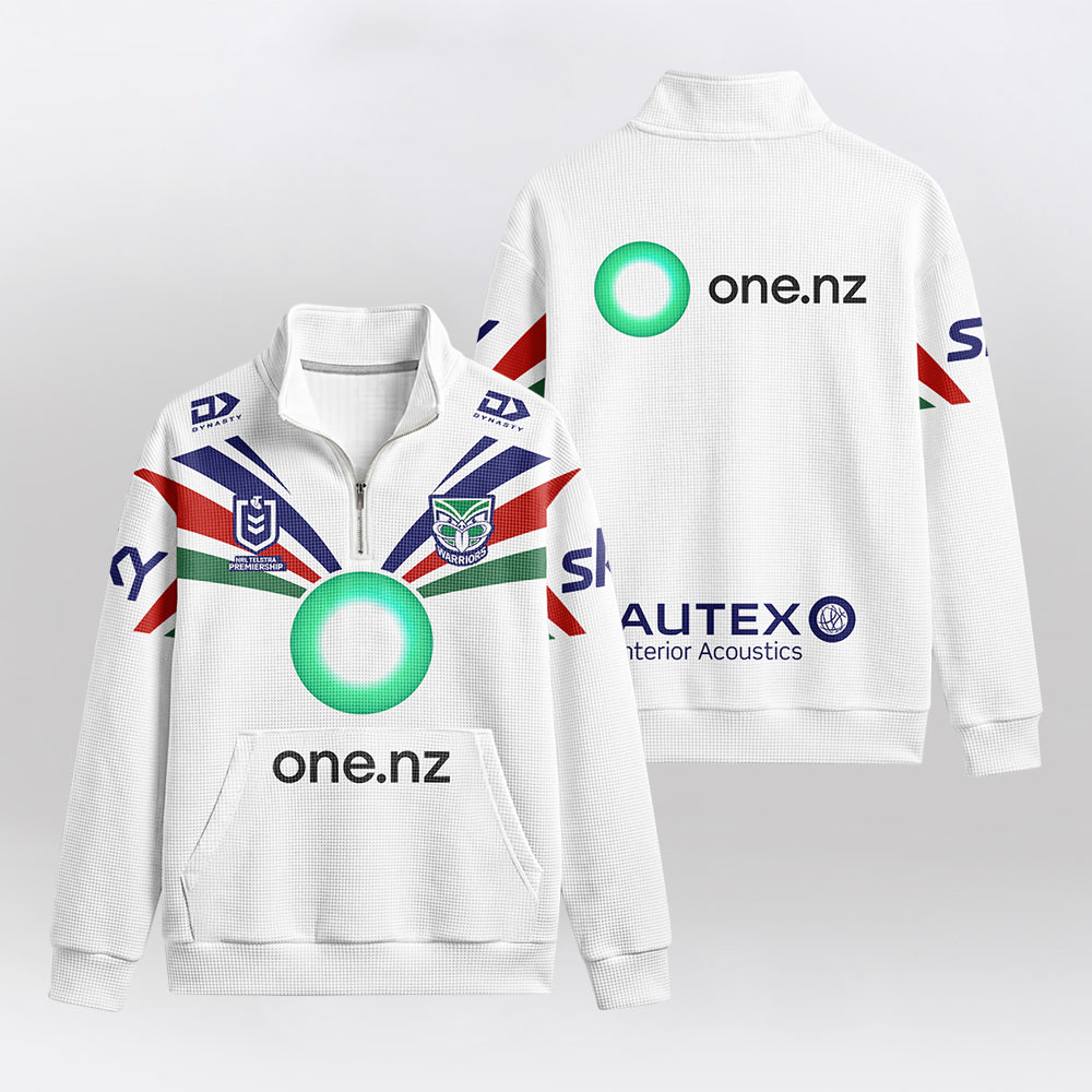 Warriors Quarterzip Waffle Sweatshirt