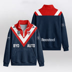 Roosters Quarterzip Waffle Sweatshirt