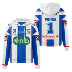 Newcastle Unisex Kalyn Ponga Away Waffle Hoodie
