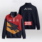 Adelaide Football 2026  Quarterzip Waffle Sweatshirt