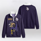 Minnesota V.I.K.I.N.G.S x T.H.O.R Quarterzip Waffle Sweatshirt