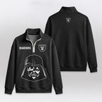 Raiders x D.V. Quarterzip Waffle Sweatshirt