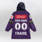 Melbourne Cameron Munster Unisex Home Blanket Hoodie