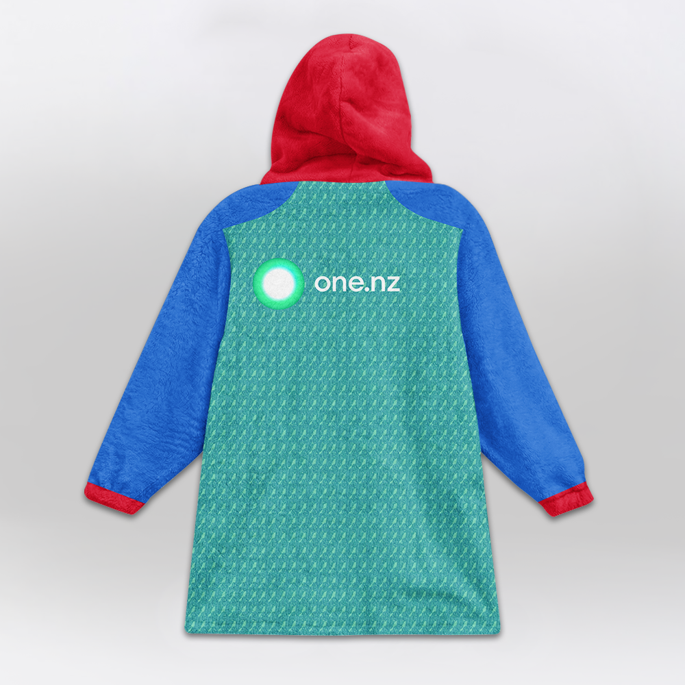 New Zealand 2026 Green Unisex Blanket Hoodie