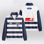 Geelong Football Quarterzip Waffle Sweatshirt