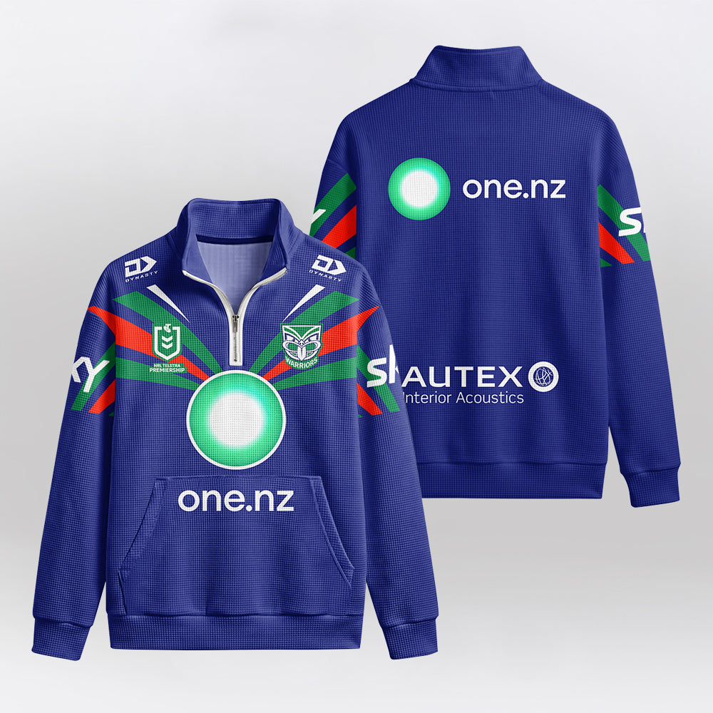 Warriors Quarterzip Waffle Sweatshirt