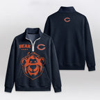 Chicago B.E.A.R.S x B.A.L.O.O Quarterzip Waffle Sweatshirt