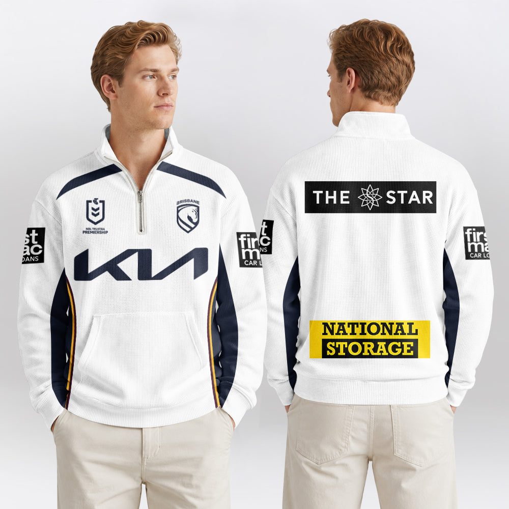 Brisbane Quarterzip Waffle Sweatshirt