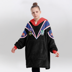 New Zealand 2001 Retro Unisex Blanket Hoodie