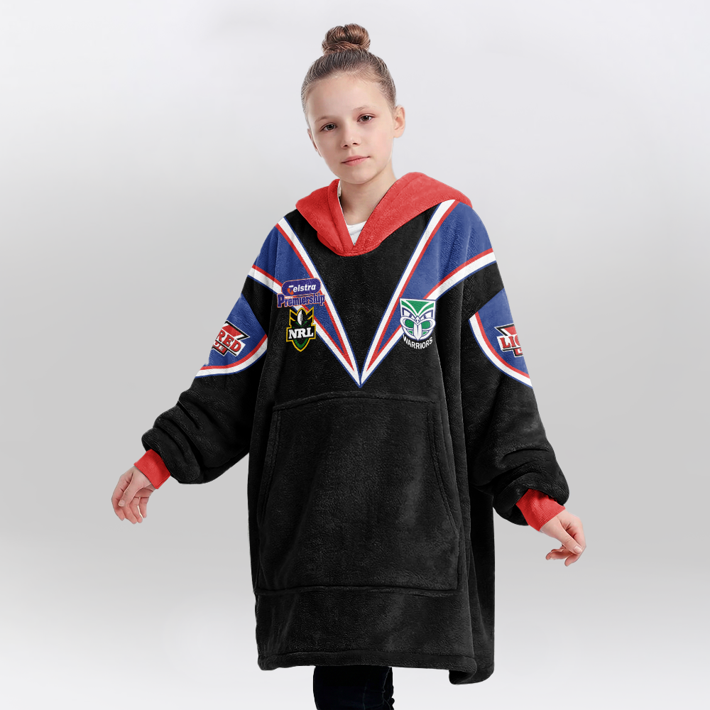 New Zealand 2001 Retro Unisex Blanket Hoodie