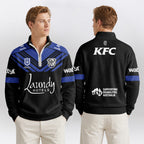 Bulldogs Quarterzip Waffle Sweatshirt