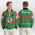 Rabbitohs Quarterzip Waffle Sweatshirt