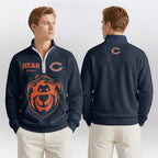 Chicago B.E.A.R.S x B.A.L.O.O Quarterzip Waffle Sweatshirt