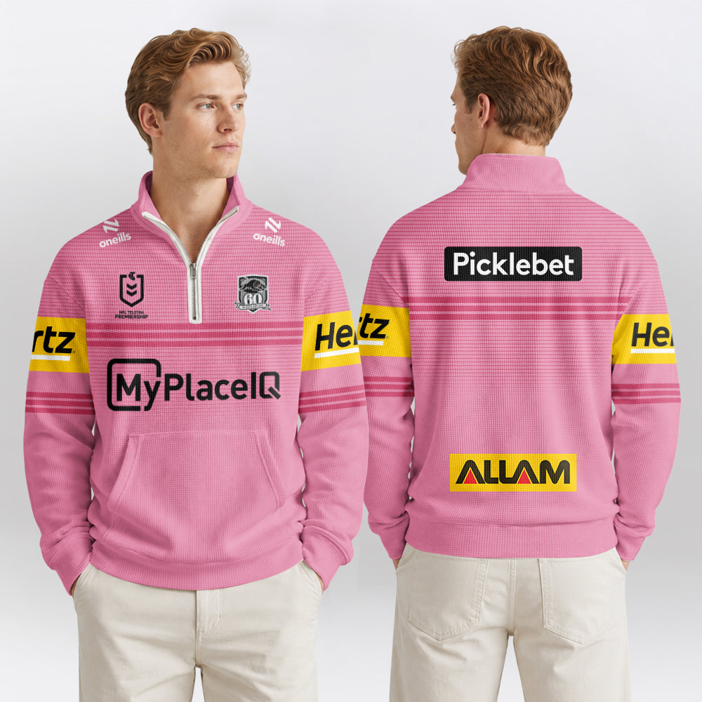 Penrith Quarterzip Waffle Sweatshirt
