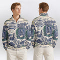 New Zealand Warriors Quarterzip Waffle Sweatshirt