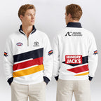 Adelaide Football 2026 Quarterzip Waffle Sweatshirt