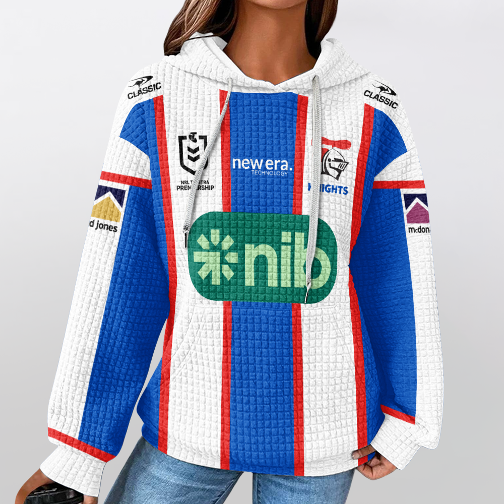 Newcastle Unisex Kalyn Ponga Away Waffle Hoodie