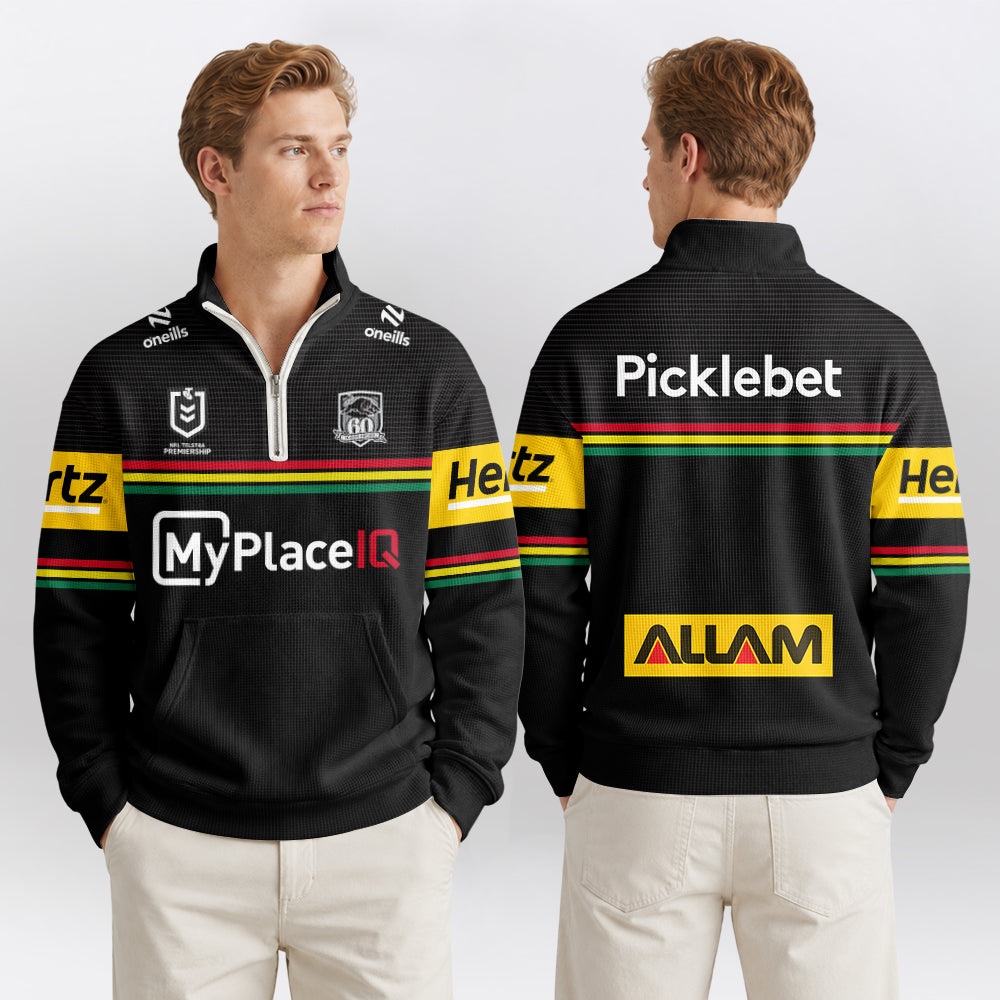 Penrith Quarterzip Waffle Sweatshirt