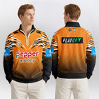 Tigers Quarterzip Waffle Sweatshirt