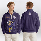 Minnesota V.I.K.I.N.G.S x T.H.O.R Quarterzip Waffle Sweatshirt