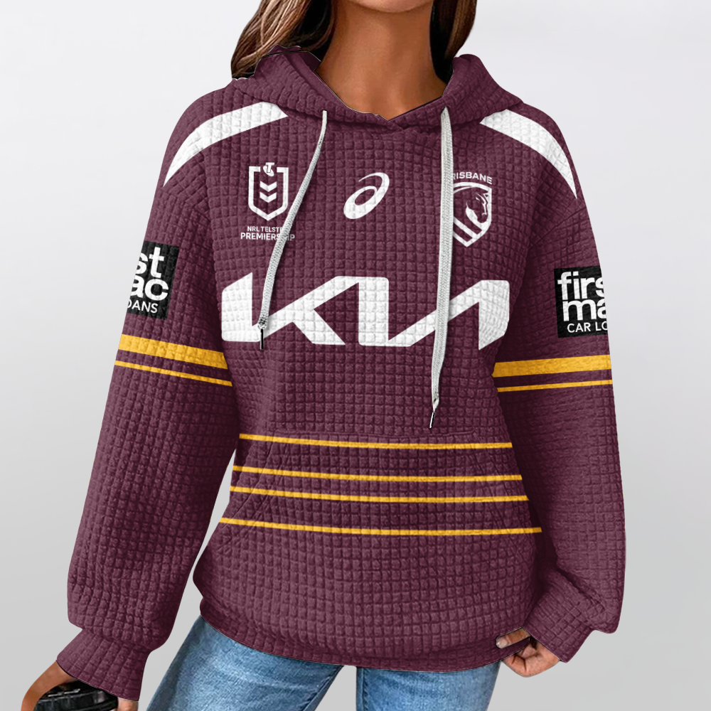 Brisbane Patrick Carrigan Unisex Home Waffle Hoodie